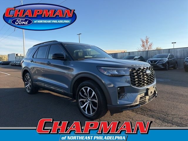 Vapor Blue 2025 Ford Explorer ST-Line AWD SUV / Crossover All-Wheel Drive Automatic