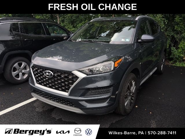 Dusk Blue 2021 Hyundai Tucson SUV / Crossover All-Wheel Drive 6-Speed Automatic