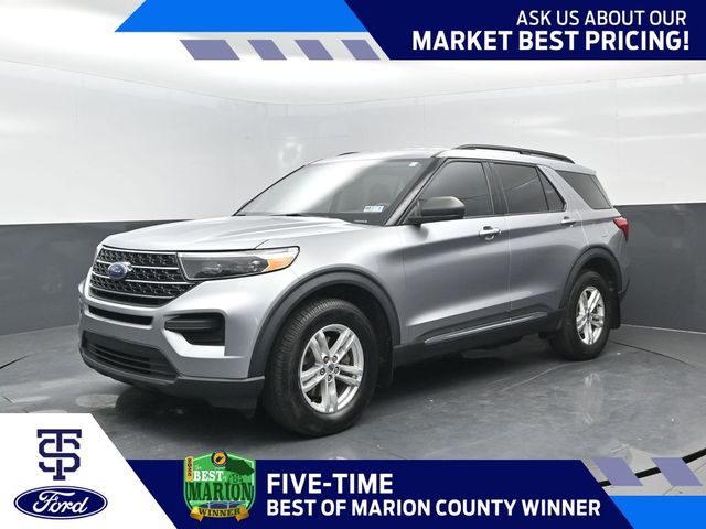 Iconic Silver Metallic 2020 Ford Explorer SUV / Crossover All-Wheel Drive Automatic