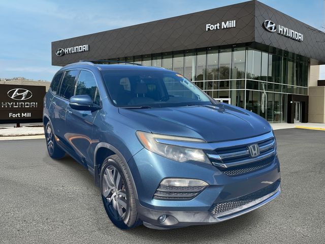 Gray (Steel Sapphire Metallic) 2017 Honda Pilot SUV / Crossover All-Wheel Drive 9-Speed Automatic