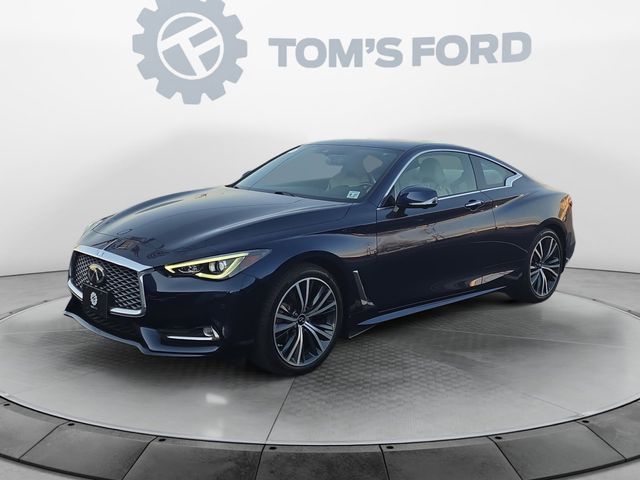 Grand Blue 2022 INFINITI Q60 3.0T Luxe AWD Coupe All-Wheel Drive 7-Speed Automatic