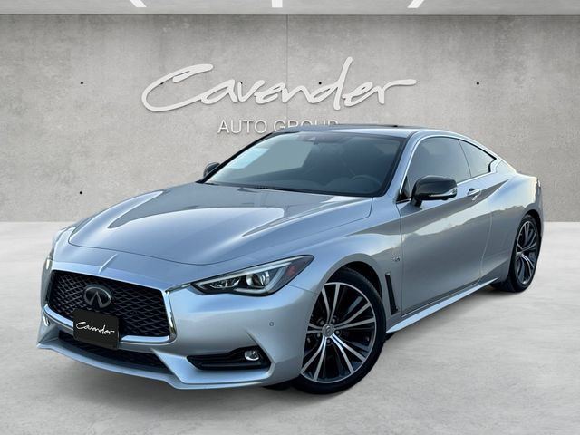 Gray (Liquid Platinum) 2019 INFINITI Q60 Coupe Rear-Wheel Drive 7-Speed Automatic