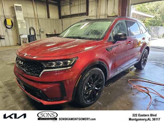 Passion Red Tintcoat 2023 Kia Sorento SUV / Crossover Front-Wheel Drive 8-Speed Dual Clutch