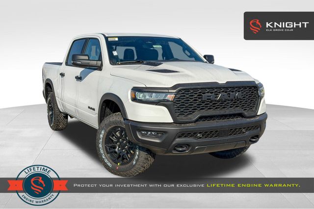 Bright White Clearcoat 2026 RAM 1500 Pickup Truck Four-Wheel Drive 8-Speed Automatic