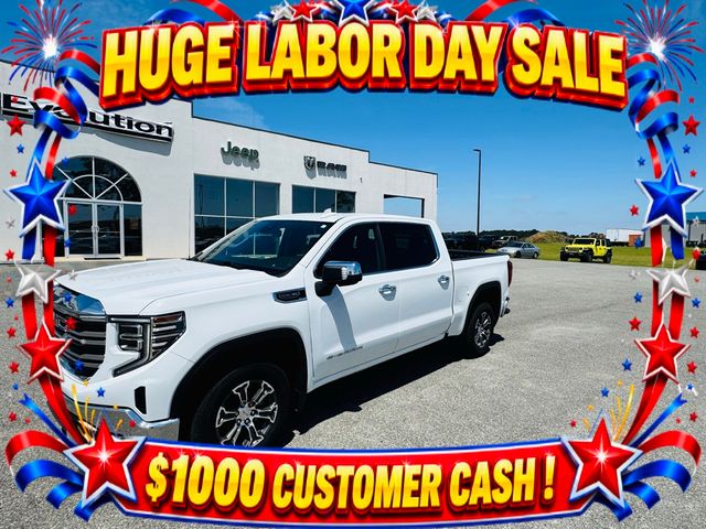 Summit White 2021 GMC Sierra 1500 Pickup Truck 4X2 8-Speed Automatic