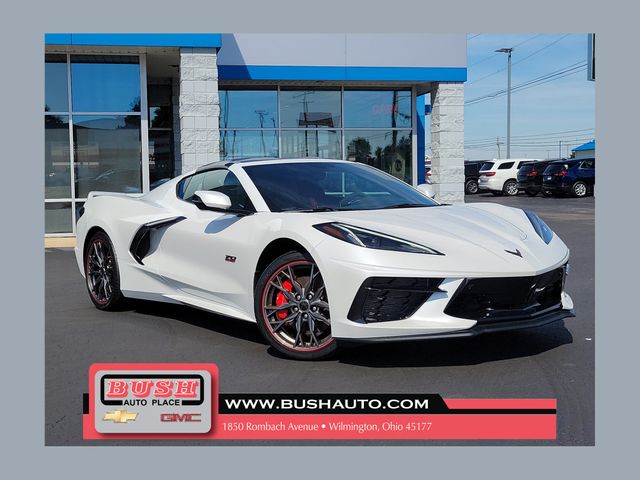 White Pearl Metallic Tricoat 2023 Chevrolet Corvette Stingray 3LT Coupe RWD Coupe Rear-Wheel Drive 8-Speed Dual Clutch