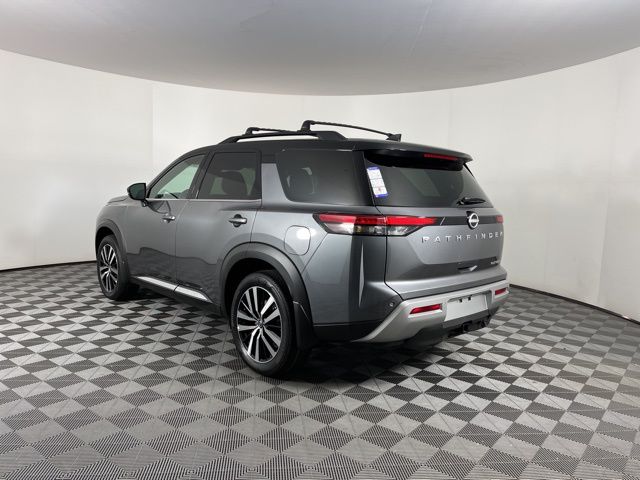 2025 Gun Metallic/Super Black Nissan Pathfinder Platinum FWD SUV