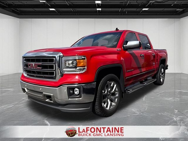 Fire Red 2015 GMC Sierra 1500 Pickup Truck Four-Wheel Drive 6-Speed Automatic Overdrive