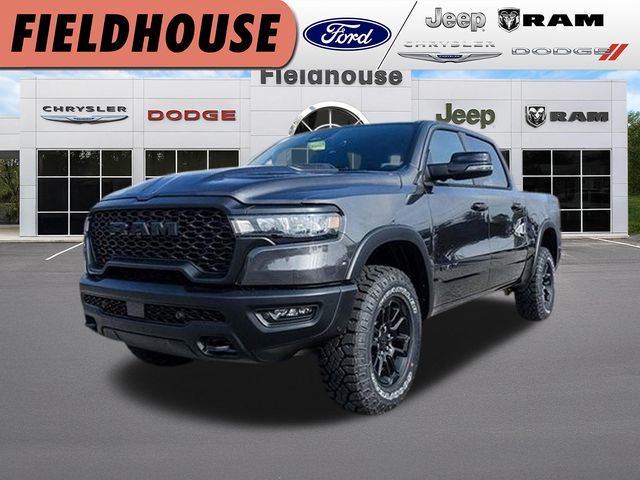 Gray (Granite Crystal Metallic Clearcoat) 2026 RAM 1500 Pickup Truck Four-Wheel Drive 8-Speed Automatic