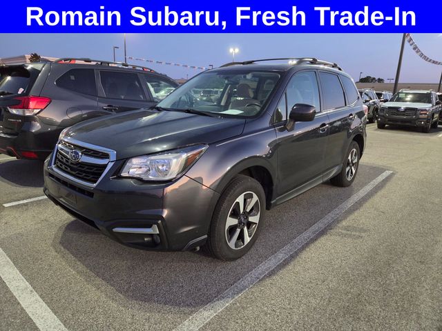 Dark Gray Metallic 2018 Subaru Forester SUV / Crossover All-Wheel Drive Continuously Variable Transmission