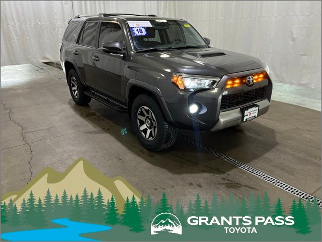 Gray 2018 Toyota 4Runner TRD Off-Road Premium 4WD SUV / Crossover Four-Wheel Drive 5-Speed Automatic Overdrive