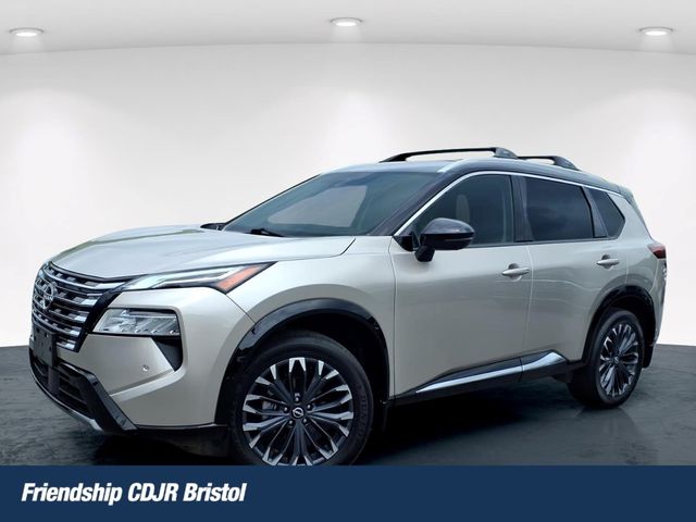 Champagne Silver Metallic/Super Black 2025 Nissan Rogue SUV / Crossover All-Wheel Drive Continuously Variable Transmission