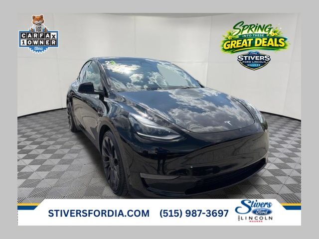Solid Black 2023 Tesla Model Y Performance AWD SUV / Crossover All-Wheel Drive 1-Speed Automatic