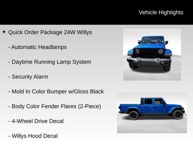 2022 Jeep Gladiator Willys
