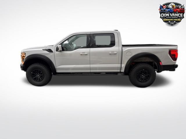 Space White Metallic 2025 Ford F-150 Raptor SuperCrew 4WD Pickup Truck Four-Wheel Drive Automatic