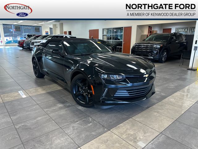 Mosaic Black Metallic 2018 Chevrolet Camaro Convertible Rear-Wheel Drive 8-Speed Automatic