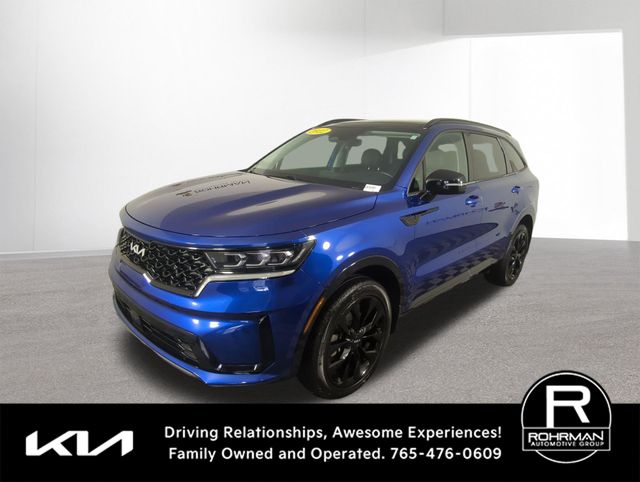 Sapphire Blue 2022 Kia Sorento SUV / Crossover All-Wheel Drive 8-Speed Dual Clutch