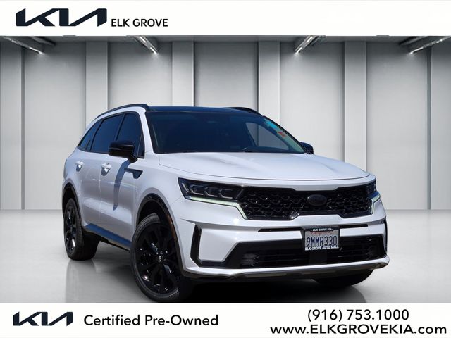 White Pearl 2021 Kia Sorento SX AWD SUV / Crossover All-Wheel Drive 8-Speed Dual Clutch