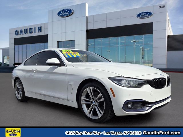 Alpine White 2018 BMW 4 Series Coupe All-Wheel Drive 8-Speed Automatic