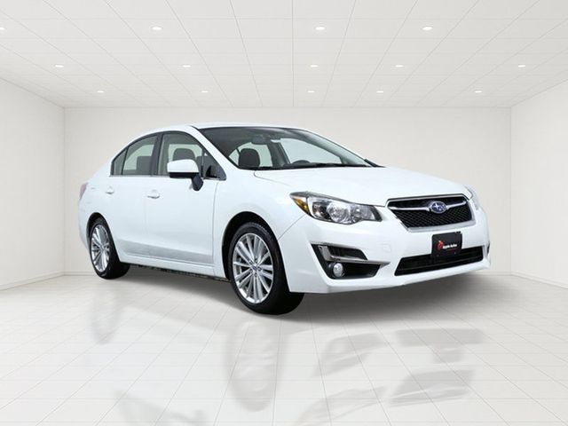 Crystal White Pearl 2015 Subaru Impreza Sedan All-Wheel Drive Continuously Variable Transmission
