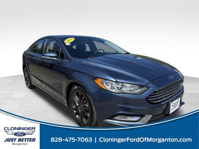 Blue Metallic 2018 Ford Fusion SE Sedan Front-Wheel Drive 6-Speed Automatic