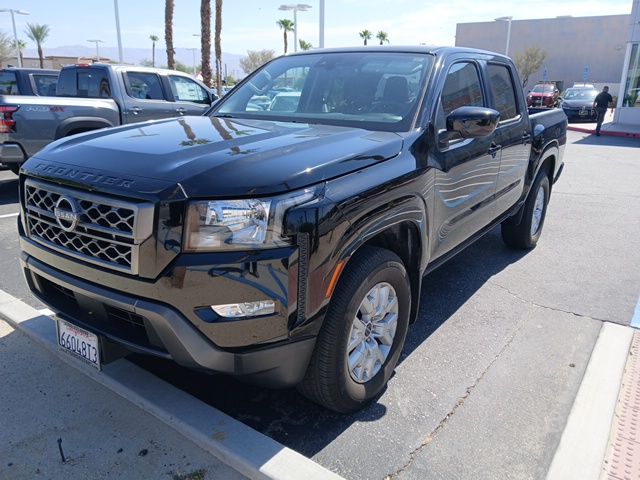 Super Black 2023 Nissan Frontier Pickup Truck 4X2 9-Speed Automatic