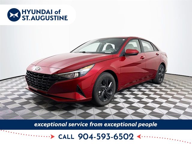 Ultimate Red 2023 Hyundai Elantra Sedan Front-Wheel Drive Continuously Variable Transmission
