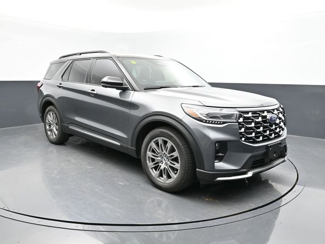 Gray Metallic 2025 Ford Explorer Platinum RWD SUV / Crossover Rear-Wheel Drive Automatic