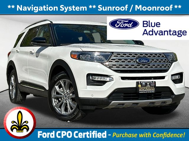 Oxford White 2023 Ford Explorer SUV / Crossover All-Wheel Drive Automatic