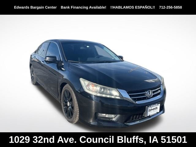 Black 2014 Honda Accord EX-L V6 Sedan Front-Wheel Drive 6-Speed Automatic