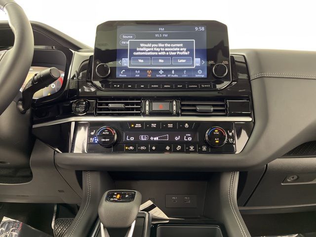 2025 Gun Metallic/Super Black Nissan Pathfinder Platinum FWD SUV