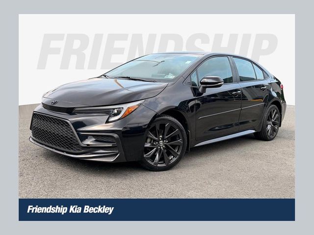 Midnight Black Metallic 2023 Toyota Corolla Sedan Front-Wheel Drive Continuously Variable Transmission
