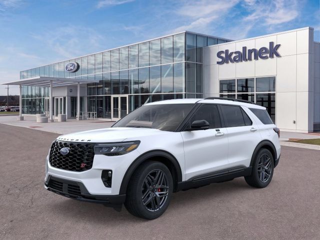 Star White Metallic Tri-Coat 2026 Ford Explorer ST AWD SUV / Crossover All-Wheel Drive Automatic