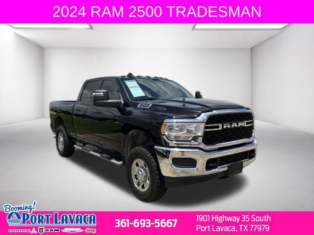 Diamond Black Crystal Pearlcoat 2024 RAM 2500 Pickup Truck Four-Wheel Drive 8-Speed Automatic