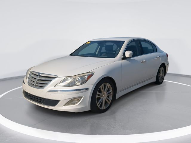 White Satin Pearl 2013 Hyundai Genesis Sedan Rear-Wheel Drive 8-Speed Automatic