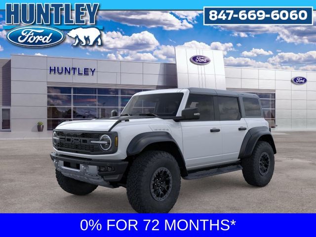 Oxford White 2025 Ford Bronco Raptor SUV / Crossover Four-Wheel Drive Automatic