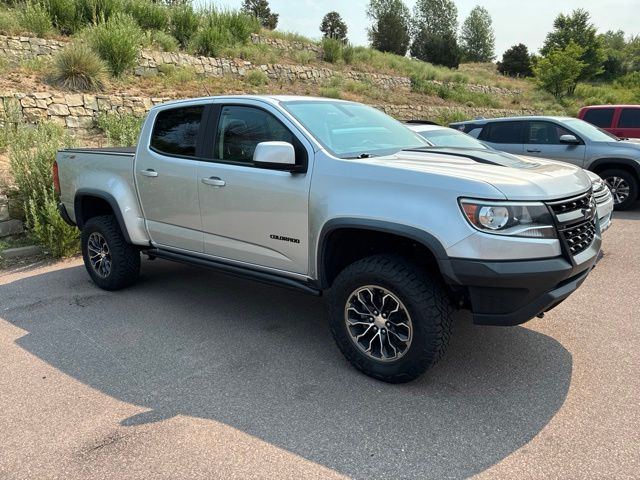 Silver Ice Metallic 2019 Chevrolet Colorado Pickup Truck Four-Wheel Drive 8-Speed Automatic