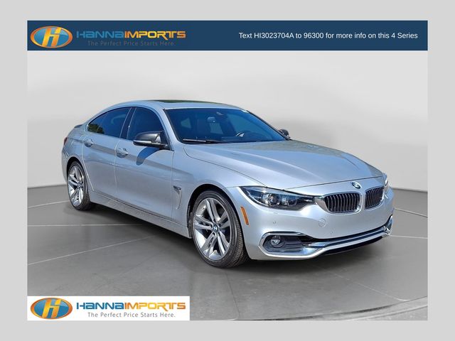 Glacier Silver Metallic 2019 BMW 4 Series Sedan Rear-Wheel Drive 8-Speed Automatic