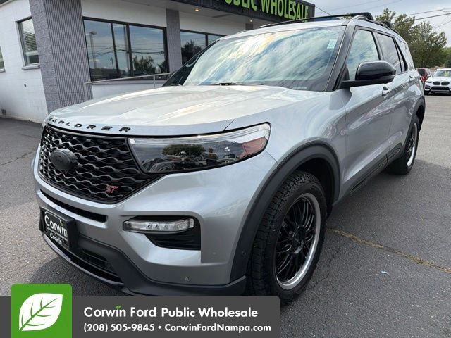 Iconic Silver Metallic 2020 Ford Explorer SUV / Crossover All-Wheel Drive Automatic