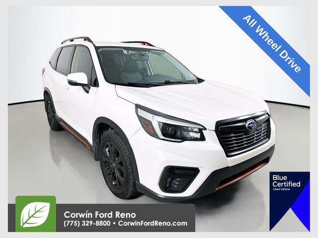 Crystal White Pearl 2021 Subaru Forester Sport Crossover AWD SUV / Crossover All-Wheel Drive Continuously Variable Transmission