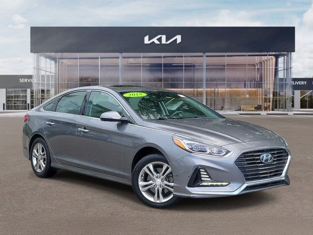Machine Gray 2018 Hyundai Sonata Sedan Front-Wheel Drive 6-Speed Automatic