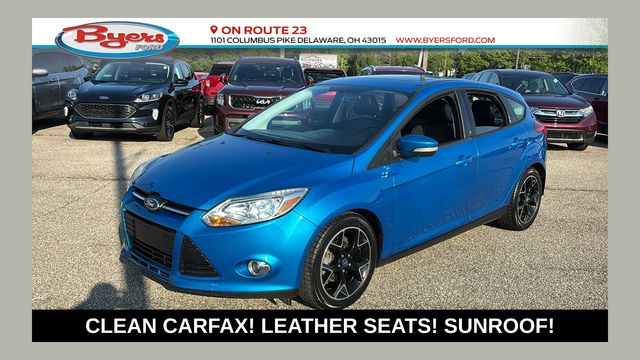 Blue Candy Metallic 2013 Ford Focus Hatchback Front-Wheel Drive 6-Speed Automatic