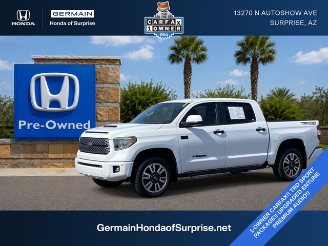 Super White 2018 Toyota Tundra Pickup Truck Four-Wheel Drive 6-Speed Automatic Overdrive