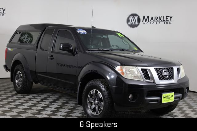 Super Black 2014 Nissan Frontier PRO-4X King Cab 4WD Pickup Truck Four-Wheel Drive 5-Speed Automatic Overdrive