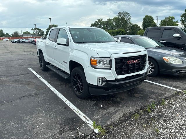 Summit White 2022 GMC Canyon Pickup Truck Four-Wheel Drive 8-Speed Automatic