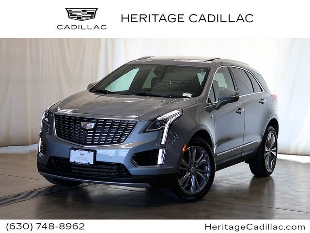 Argent Silver Metallic 2023 Cadillac XT5 SUV / Crossover Four-Wheel Drive 9-Speed Automatic
