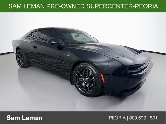 Diamond Black Crystal Pearlcoat 2024 Dodge Charger Daytona Coupe All-Wheel Drive 1-Speed Automatic