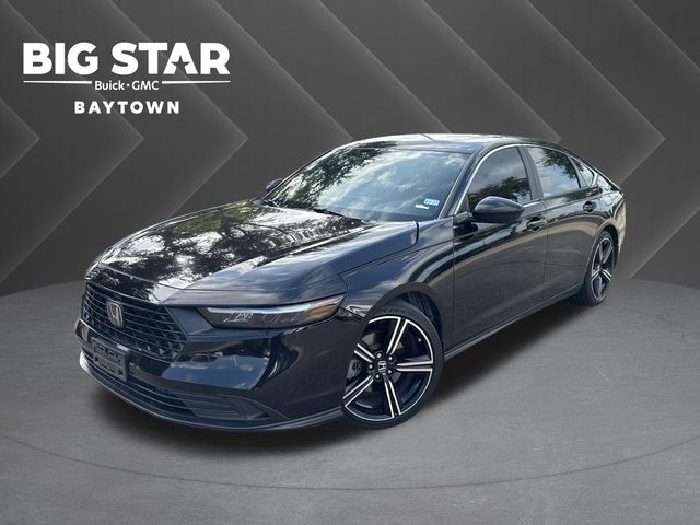 2024 Honda Accord Hybrid Sport Black at Classic Chevrolet Galveston