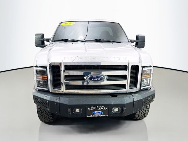 Silver 2010 Ford F-350 Super Duty XL 4WD Pickup Truck Four-Wheel Drive 6-Speed Manual Overdrive
