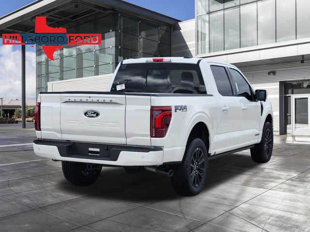 2025 White Metallic Ford F-150 Platinum 4X4 Truck